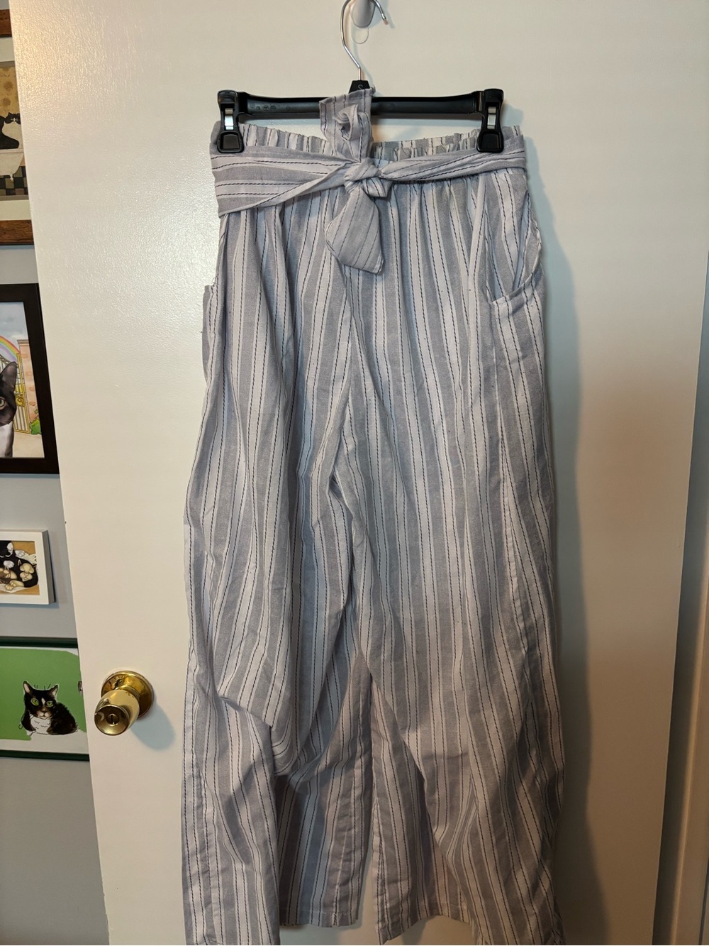 Coastal New England Summer Wide Leg Lightweight High Waisted Pants Small - Picture 4 of 5